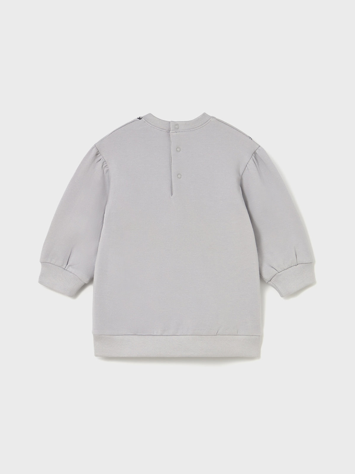 Vestido felpa gráfica Pérola (Creme / Pérola)  para Bebé Menina - Mayoral