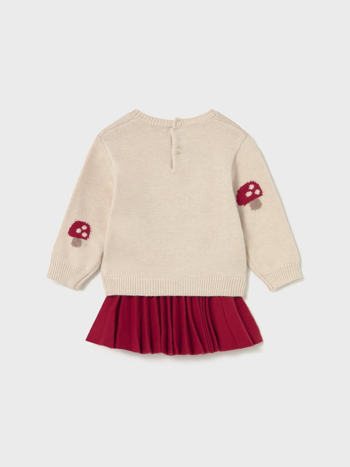 Conj. saia tricô Vermelho (Vermelho)  para Bebé Menina - Mayoral