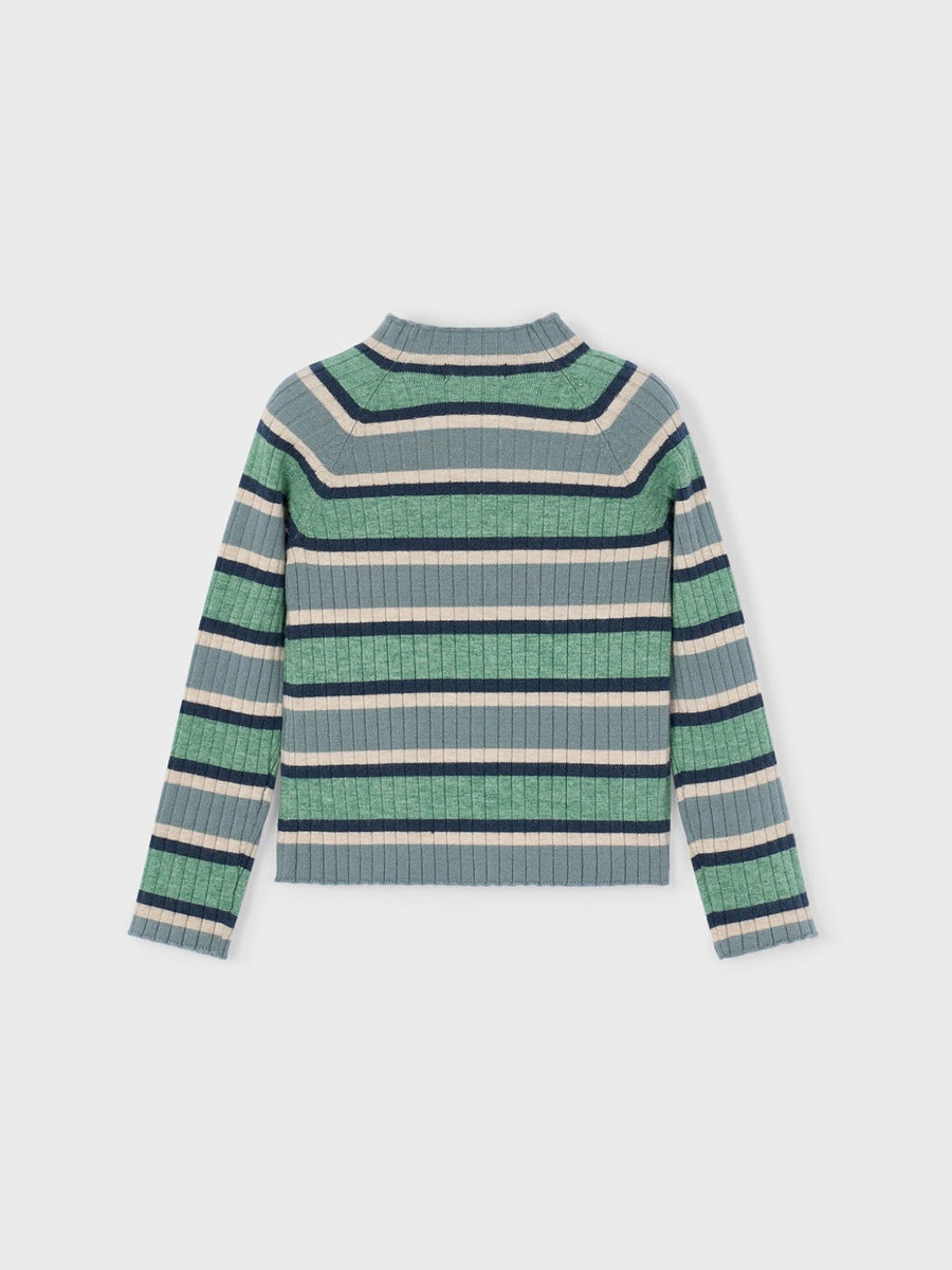 Camisola meia gola tricô Sálvia (Verde seco)  para Menina - Mayoral
