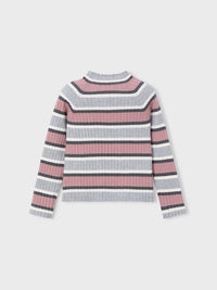 Camisola meia gola tricô Prata v-ma (Cinza Claro)  para Menina - Mayoral
