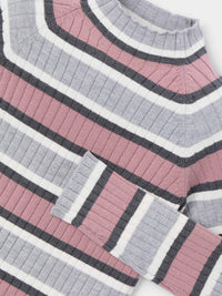 Camisola meia gola tricô Prata v-ma (Cinza Claro)  para Menina - Mayoral