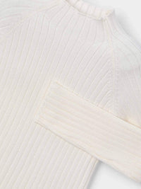 Camisola meia gola tricô Macchiato (Creme / Pérola)  para Menina - Mayoral
