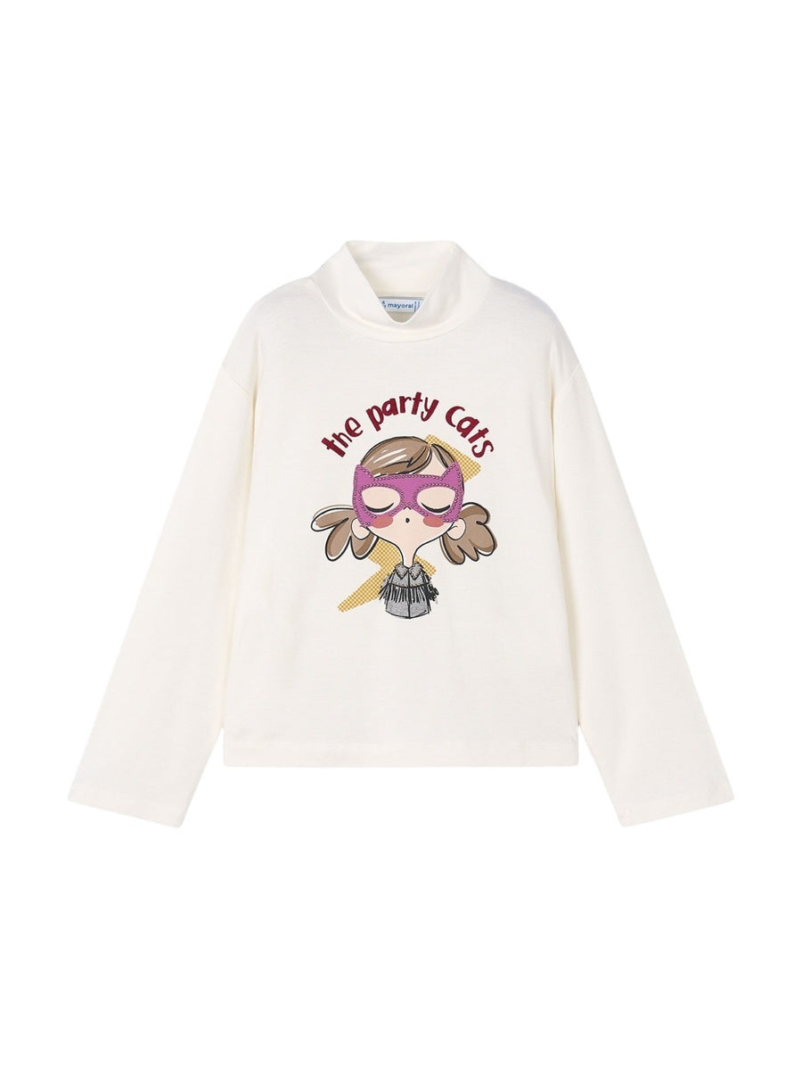 Camisola viscose Nata (Creme / Pérola)  para Menina - Mayoral