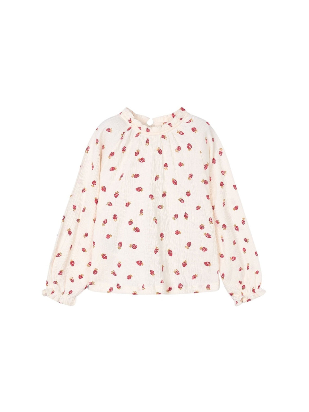 Camisola bambula Mac-vermel (Vermelho)  para Menina - Mayoral