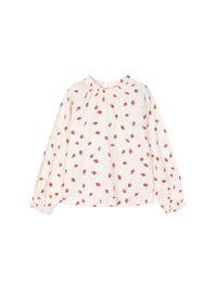 Camisola bambula Mac-vermel (Vermelho)  para Menina - Mayoral