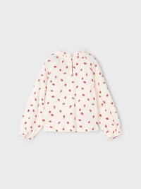 Camisola bambula Mac-vermel (Vermelho)  para Menina - Mayoral