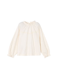 Camisola bambula Macchiato (Creme / Pérola)  para Menina - Mayoral