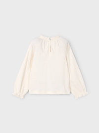 Camisola bambula Macchiato (Creme / Pérola)  para Menina - Mayoral