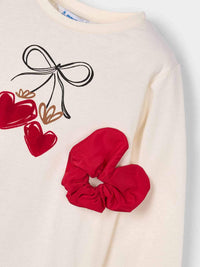 Camisola Mac-vermel (Vermelho)  para Menina - Mayoral