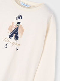 Camisola Macchiato (Bege)  para Menina - Mayoral