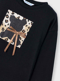 Camisola Preto (Preto)  para Menina - Mayoral