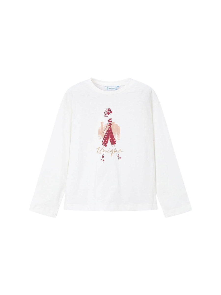 Camisola Nata (Creme / Pérola)  para Menina - Mayoral