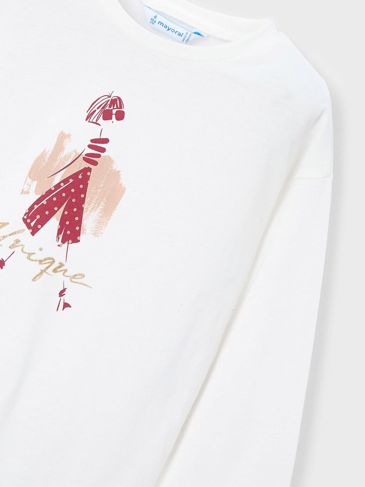 Camisola Nata (Creme / Pérola)  para Menina - Mayoral