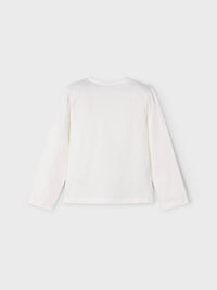 Camiseta m/comp. clássica Nata-marin (Marinho)  para Menina - Mayoral
