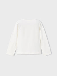 Camiseta m/comp. clássica Macchiato (Creme / Pérola)  para Menina - Mayoral
