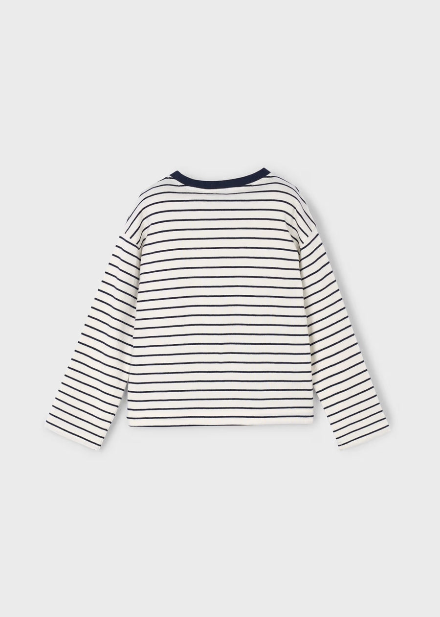 T-shirt Manga Comprida  (Branco)  para Menina - Mayoral