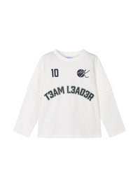 Camisola "team" Nata (Creme / Pérola)  para Menino - Mayoral