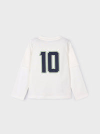 Camisola "team" Nata (Creme / Pérola)  para Menino - Mayoral