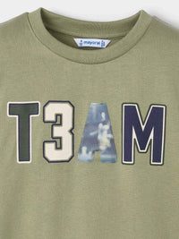 Camisola lenticular Pistacho (Azeitona)  para Menino - Mayoral