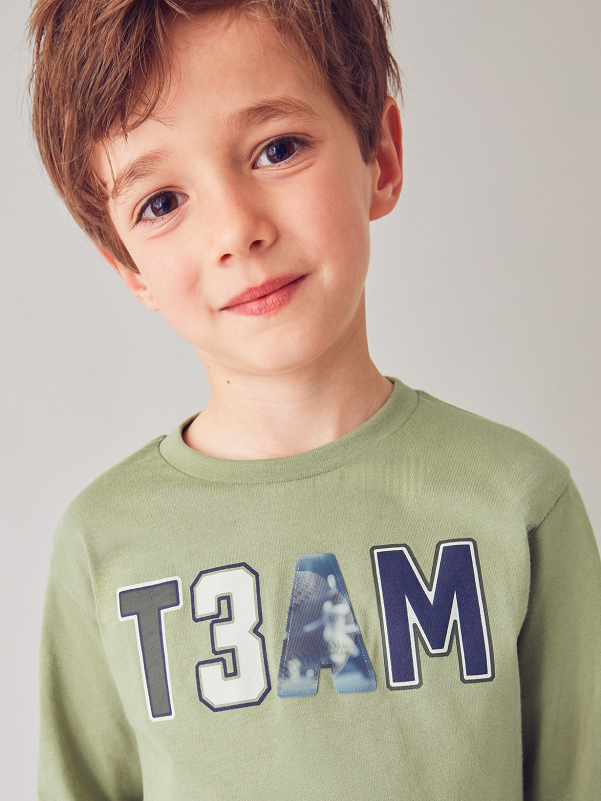 Camisola lenticular Pistacho (Azeitona)  para Menino - Mayoral