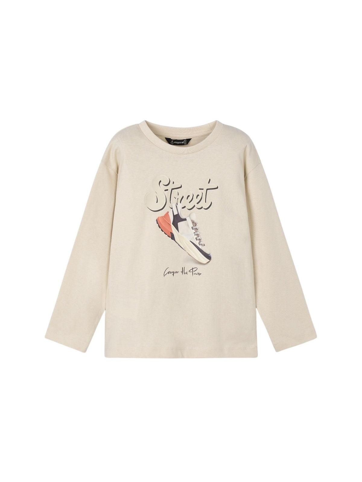 Camisola "street" Cereal (Bege)  para Menino - Mayoral