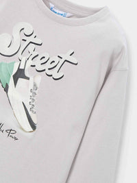 Camisola "street" Fumo (Cinza)  para Menino - Mayoral