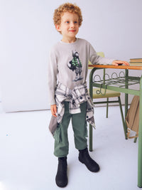 Camisola "wolf" Fumo (Cinza)  para Menino - Mayoral
