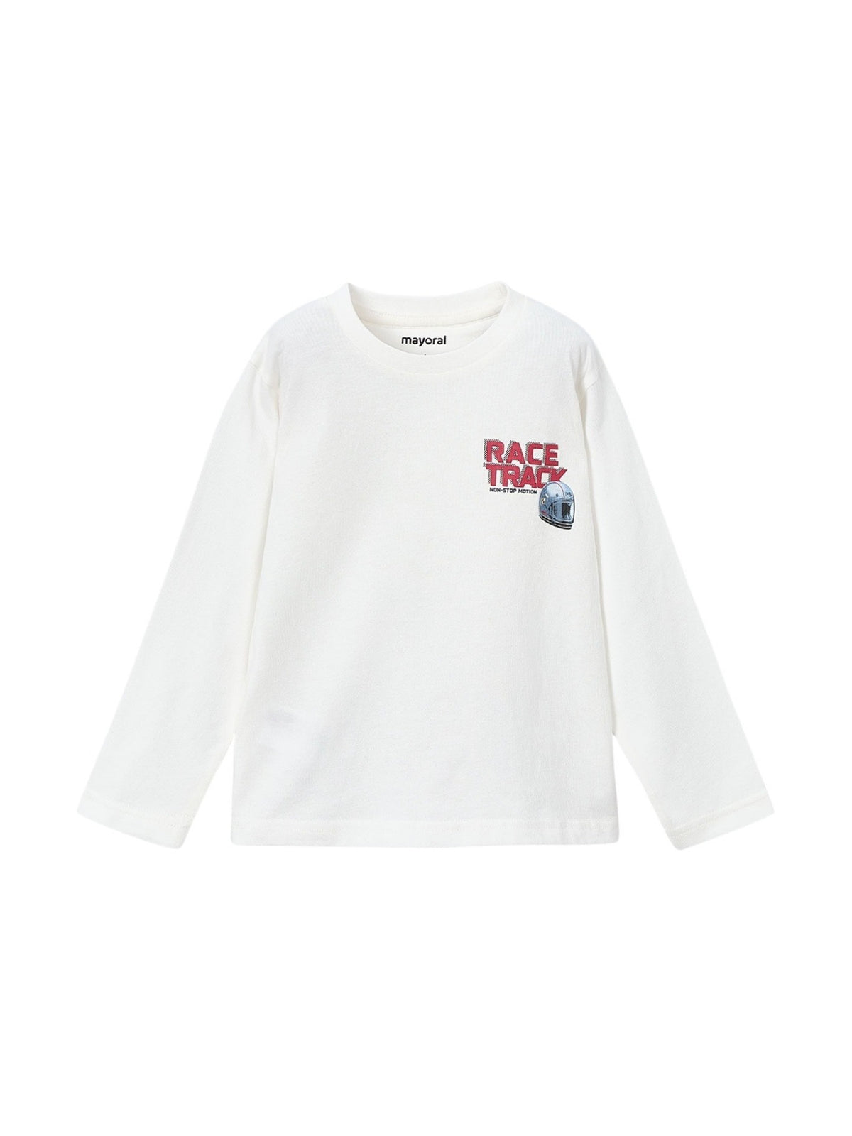 Camisola "race track" Nata (Creme / Pérola)  para Menino - Mayoral