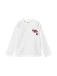 Camisola "race track" Nata (Creme / Pérola)  para Menino - Mayoral