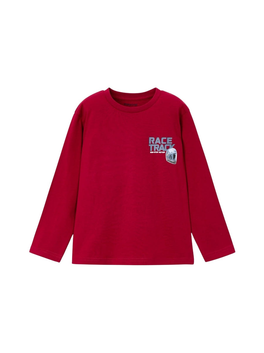 Camisola "race track" Vermelho (Vermelho)  para Menino - Mayoral