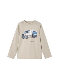 Camisola "truck" Vison (Bege)  para Menino - Mayoral