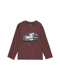 Camisola "truck" Ameixa (Vermelho Escuro)  para Menino - Mayoral