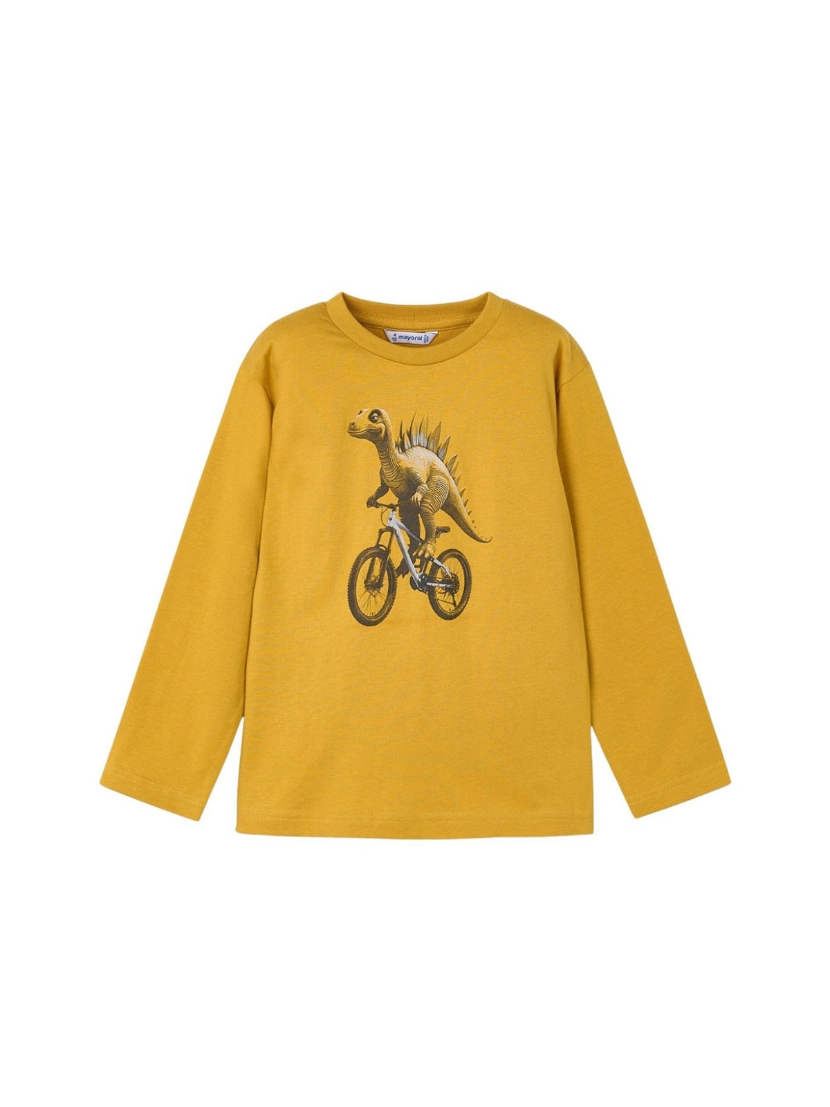 Camiseta m/l "dino" Mostarda (Amarelo Ocre)  para Menino - Mayoral