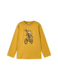 Camiseta m/l "dino" Mostarda (Amarelo Ocre)  para Menino - Mayoral