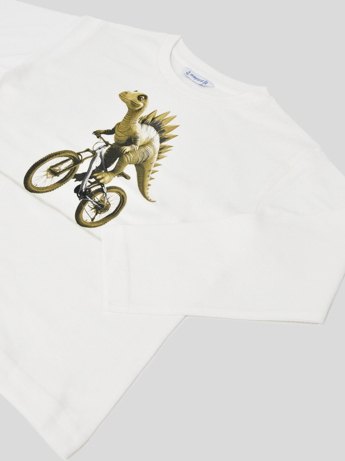 Camiseta m/l "dino" Nata (Creme / Pérola)  para Menino - Mayoral