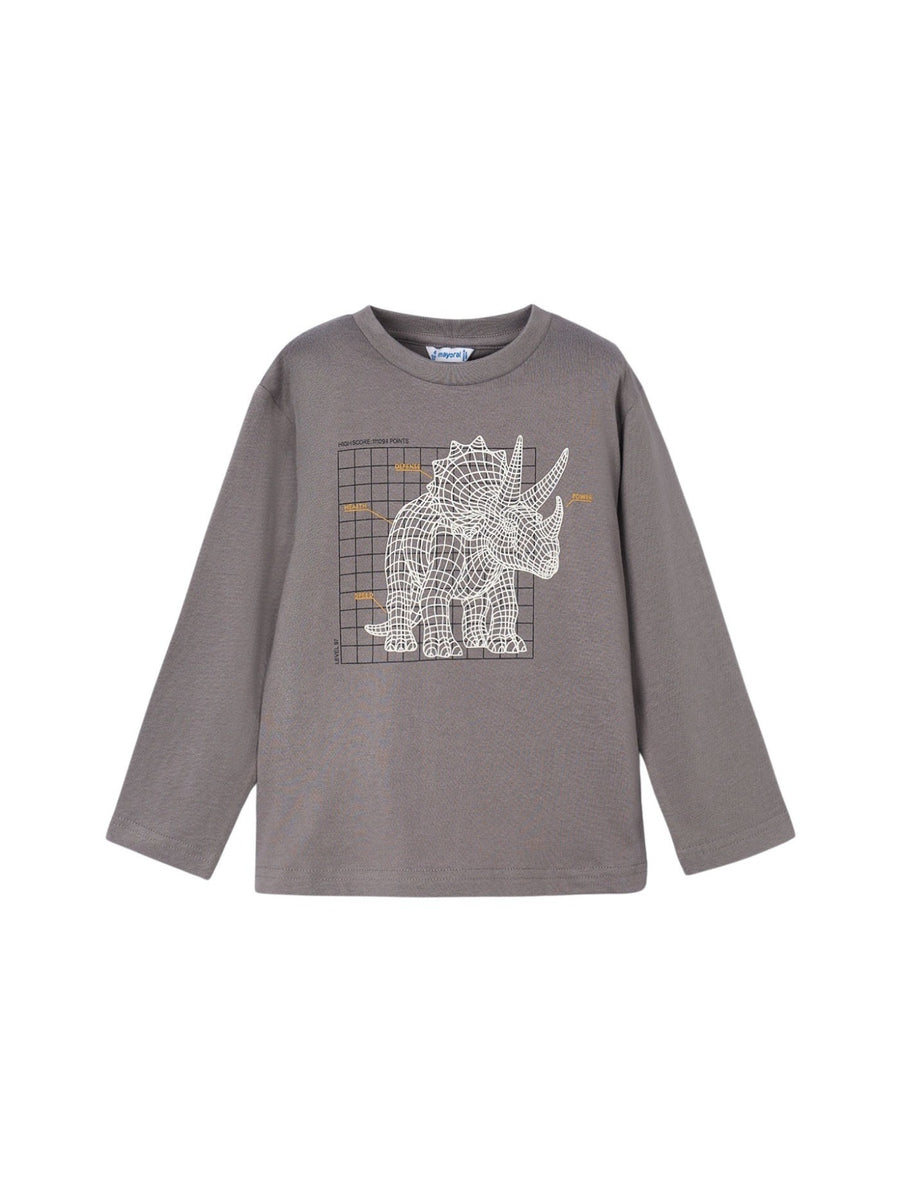 Camisola glow in the dark Cinza (Cinza)  para Menino - Mayoral