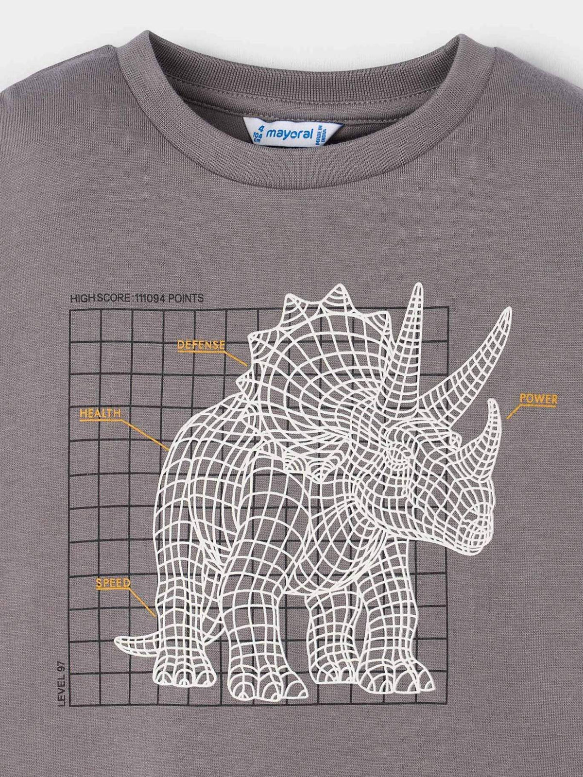 Camisola glow in the dark Cinza (Cinza)  para Menino - Mayoral