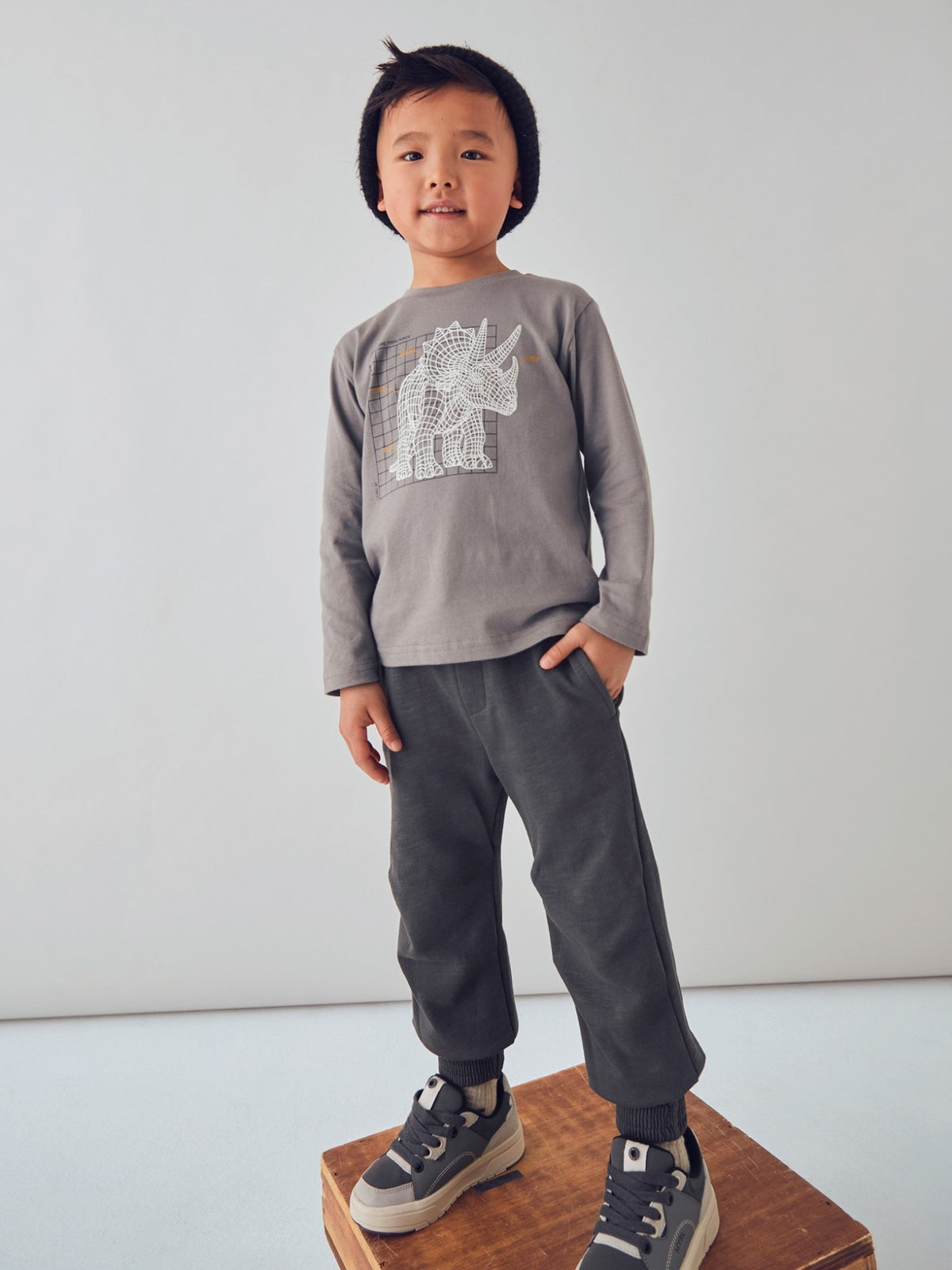 Camisola glow in the dark Cinza (Cinza)  para Menino - Mayoral