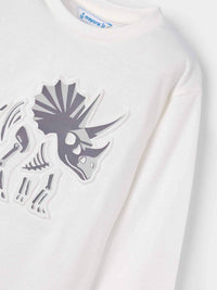 Camisola embossed Nata (Creme / Pérola)  para Menino - Mayoral