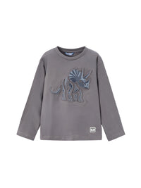 Camisola embossed Cinza (Cinza)  para Menino - Mayoral