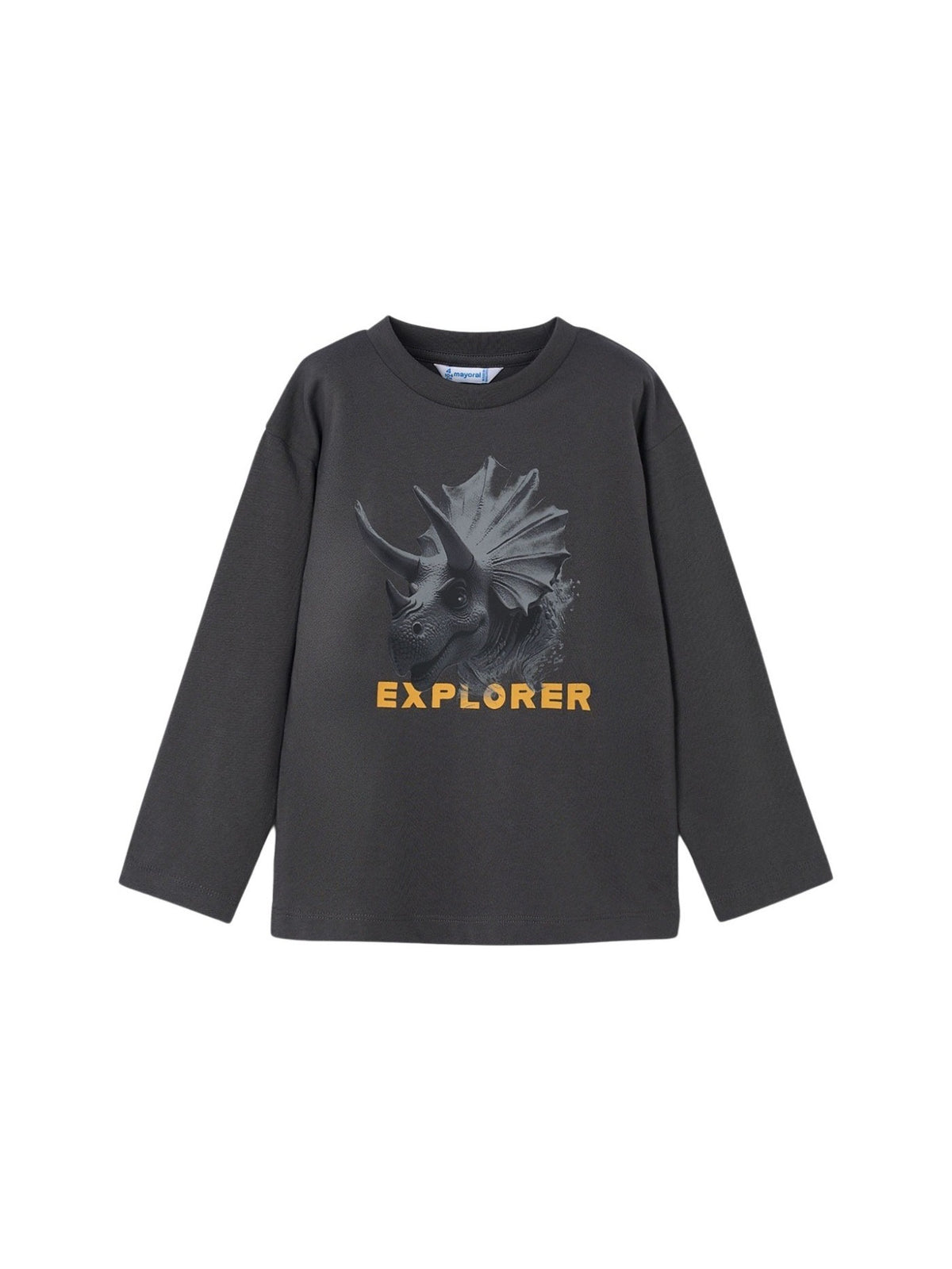 Camiseta m/l "explorer" Lousa (Cinza Escuro)  para Menino - Mayoral