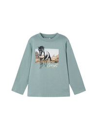 Camisola cavalo Glaciar (Verde Mar)  para Menino - Mayoral