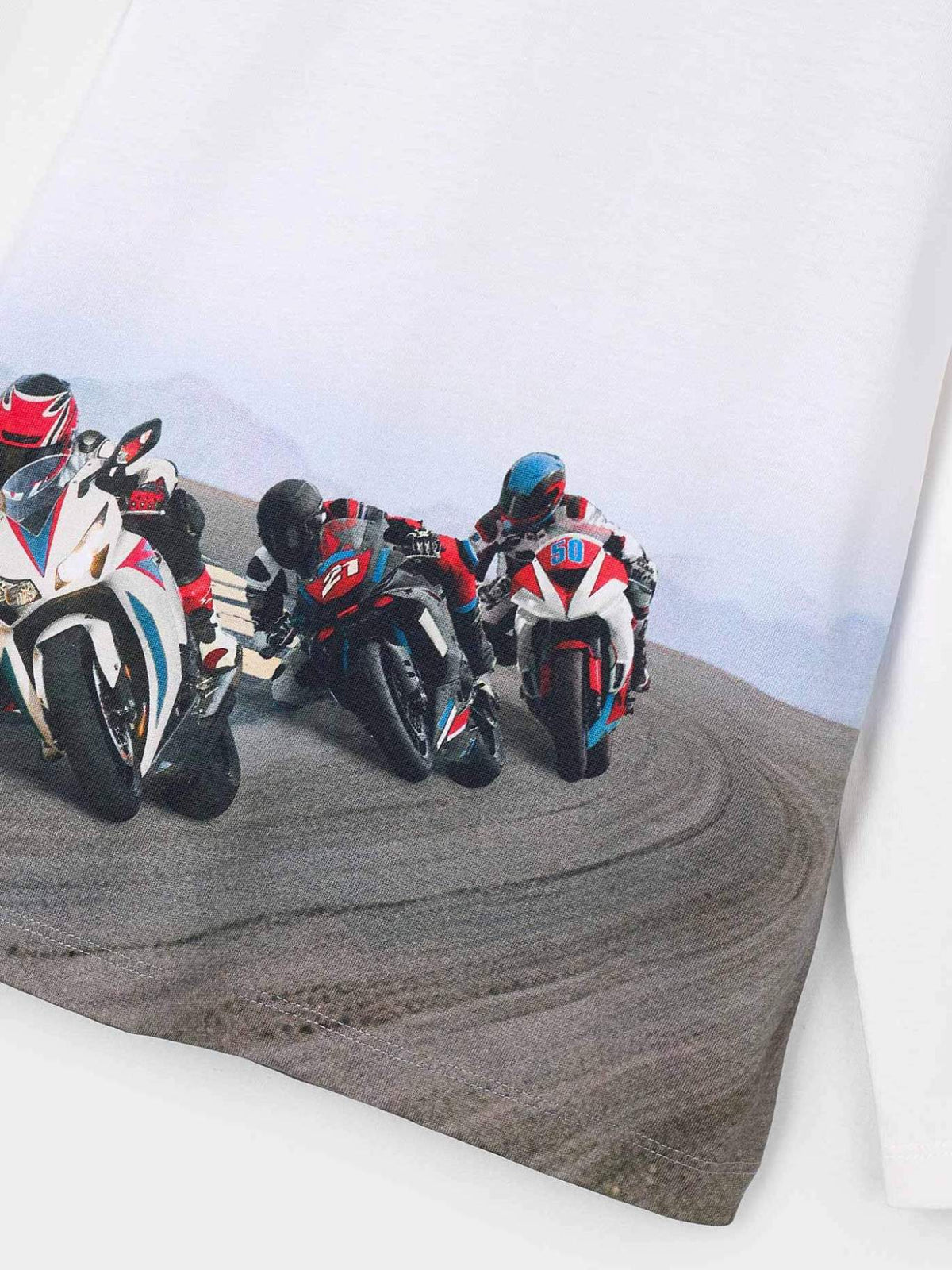 Camisola possicionada Motos (Cinza)  para Menino - Mayoral