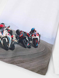 Camisola possicionada Motos (Cinza)  para Menino - Mayoral