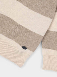 Polo m/comp. tricô Cast. escu (Castanho Escuro)  para Menino - Mayoral