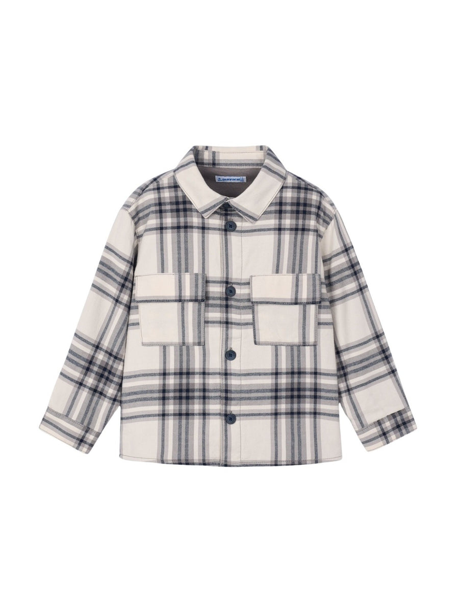 Sobrecamisa xadrez Cinza (Cinza)  para Menino - Mayoral