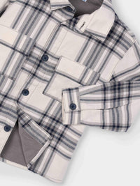 Sobrecamisa xadrez Cinza (Cinza)  para Menino - Mayoral