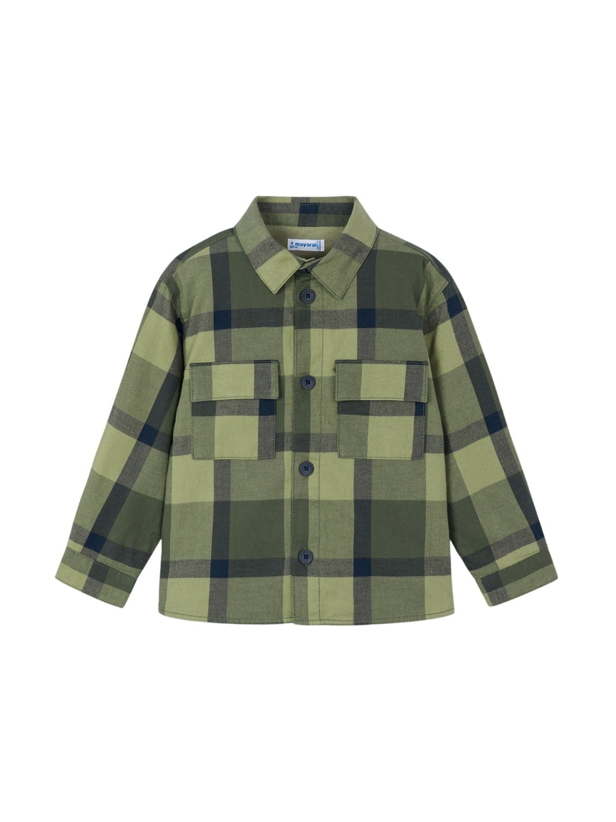 Sobrecamisa xadrez Azeitona (Azeitona)  para Menino - Mayoral
