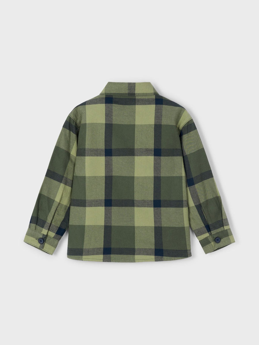 Sobrecamisa xadrez Azeitona (Azeitona)  para Menino - Mayoral