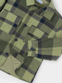 Sobrecamisa xadrez Azeitona (Azeitona)  para Menino - Mayoral